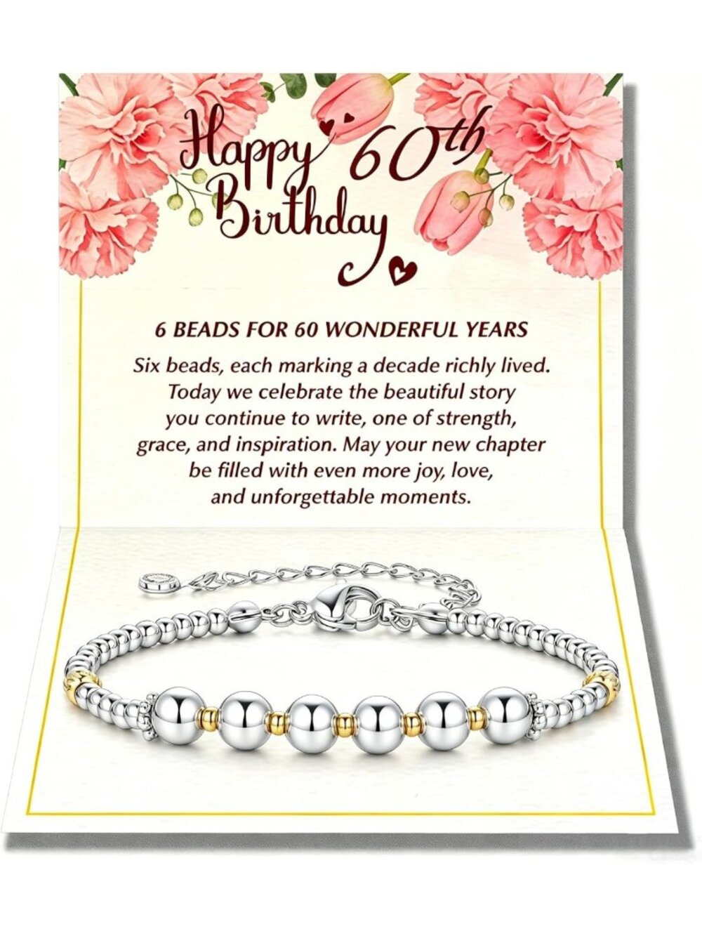 Charming Birthday Bracelet for Women - Perfect Gift for 30th, 40th, 50th, 60th